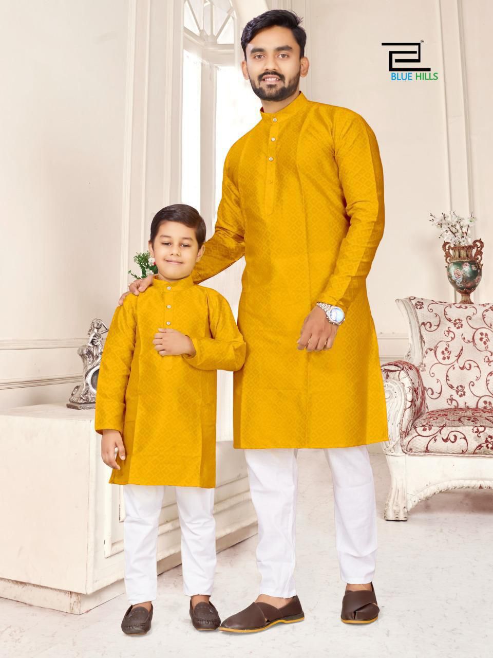 Blue Hills Kurta 3 Mens And Kids Kurta Pajama Catalog
